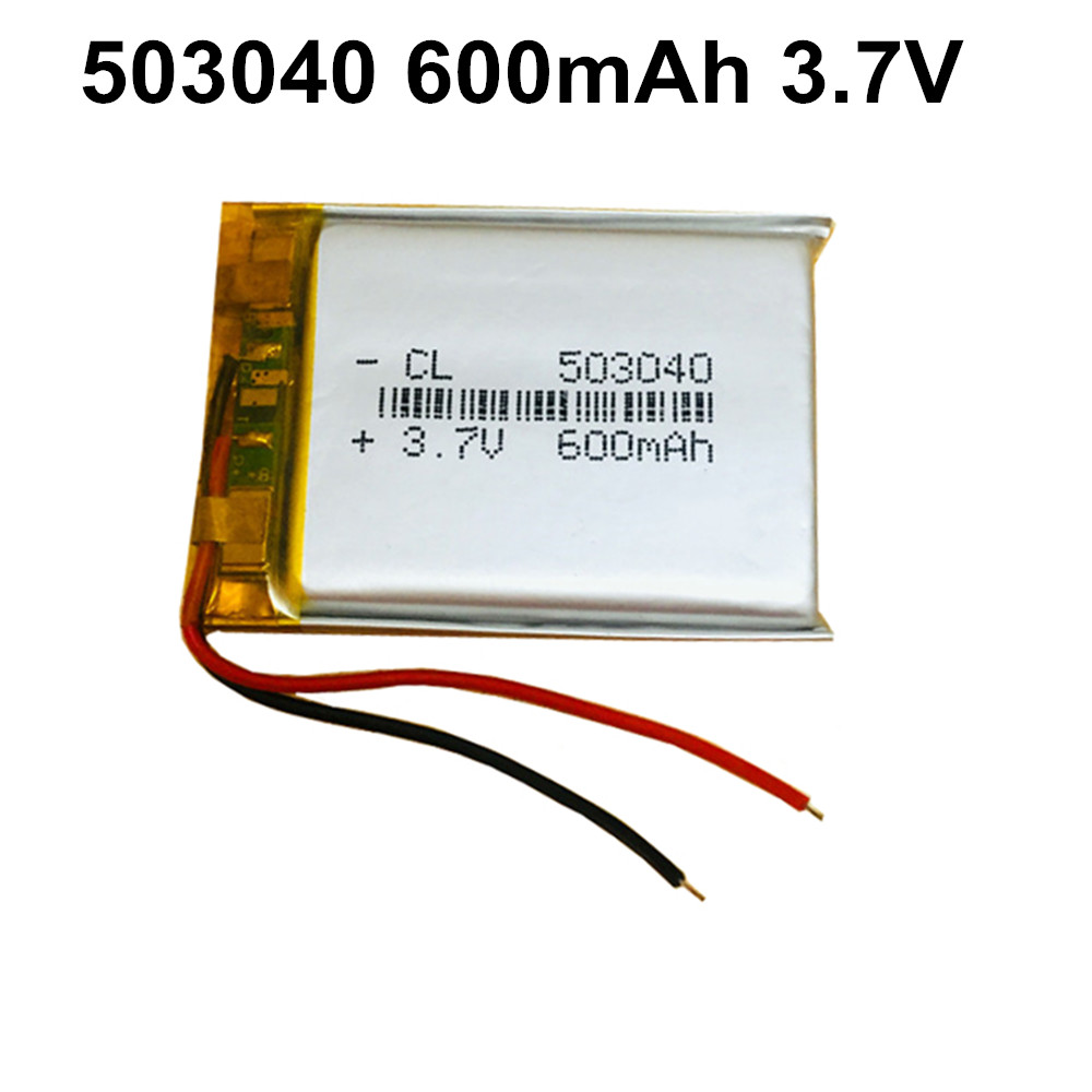 Wedding Power Supply - 1-10PCS 3.7V 600mAh 503040 Polymer Battery