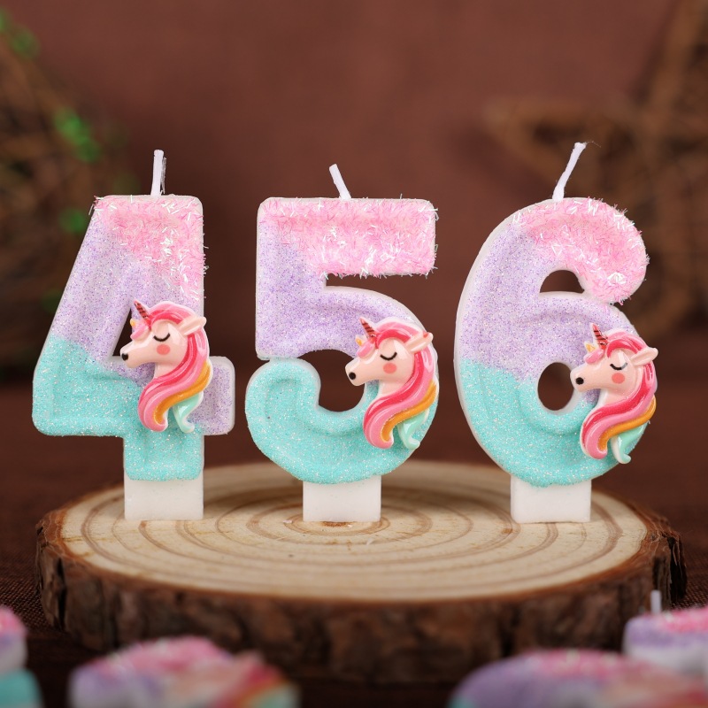 Gradient Pink Unicorn Happy Bi - đánh giá và giá Unity Candle Set