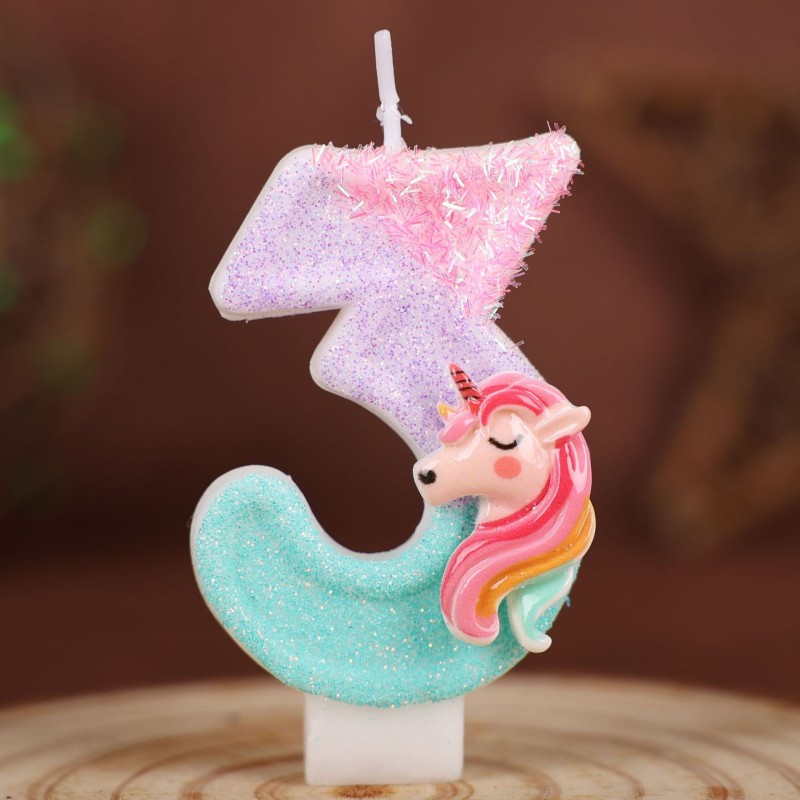 Gradient Pink Unicorn Happy Bi - đánh giá và giá Unity Candle Set