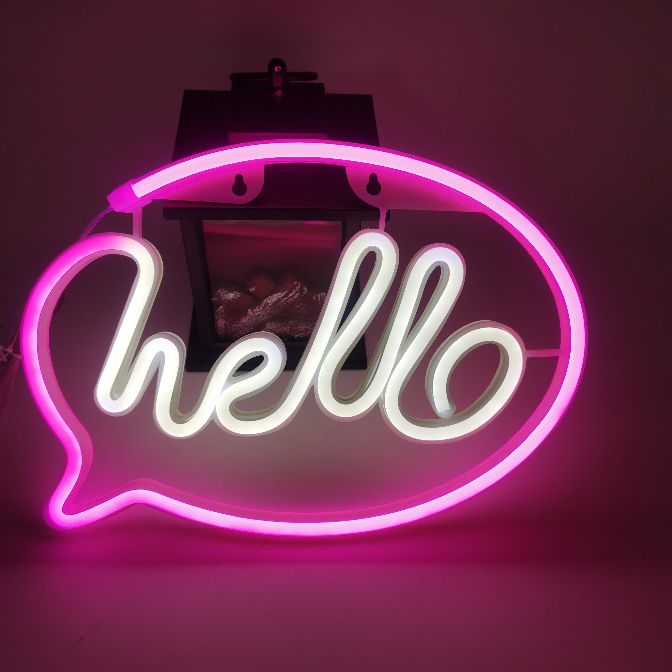 Hello Neon LED Light USB or Ba - đánh giá và giá Wedding Power Supply