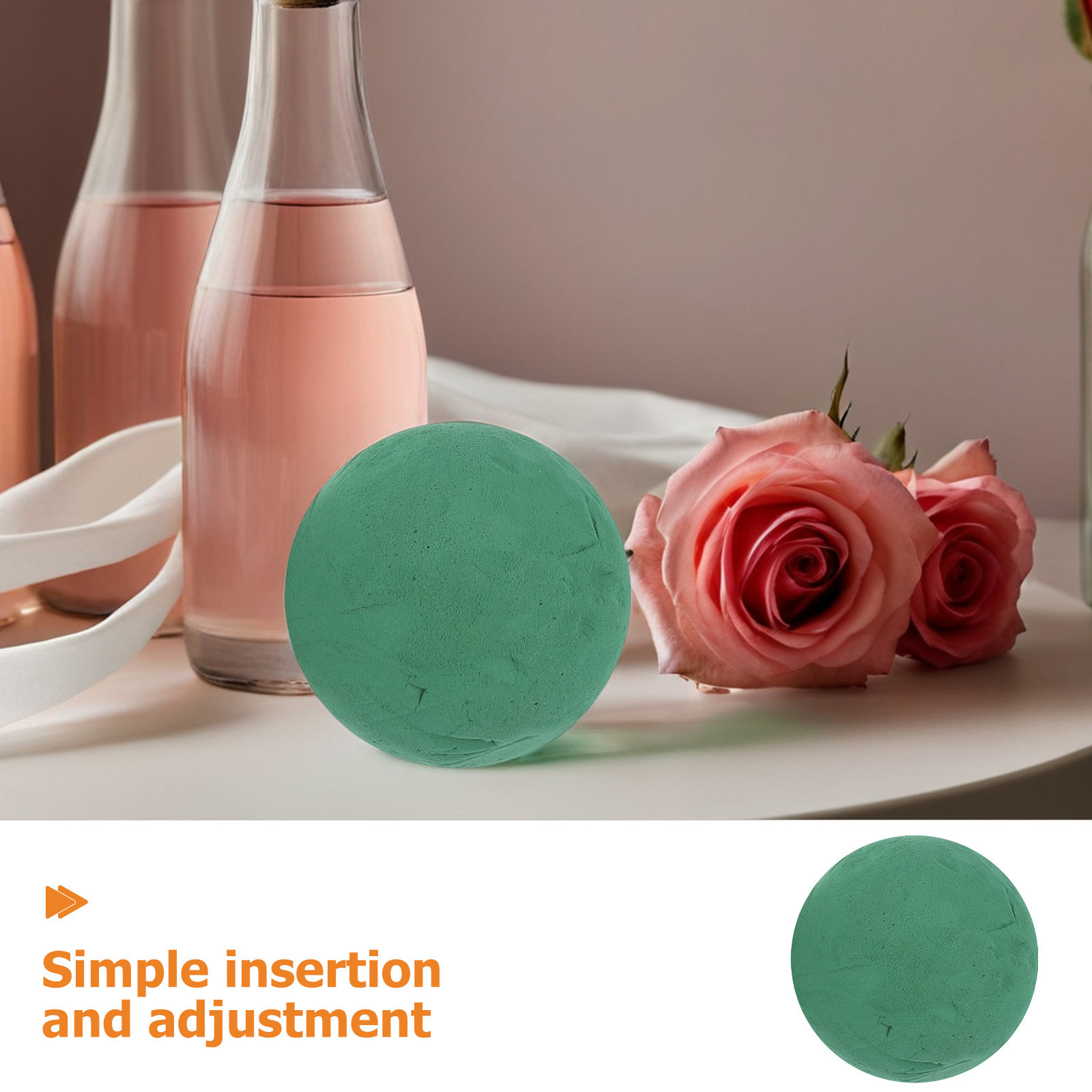 4Pcs Green Round Floral Foam S - đánh giá và giá Wedding Supply Decor