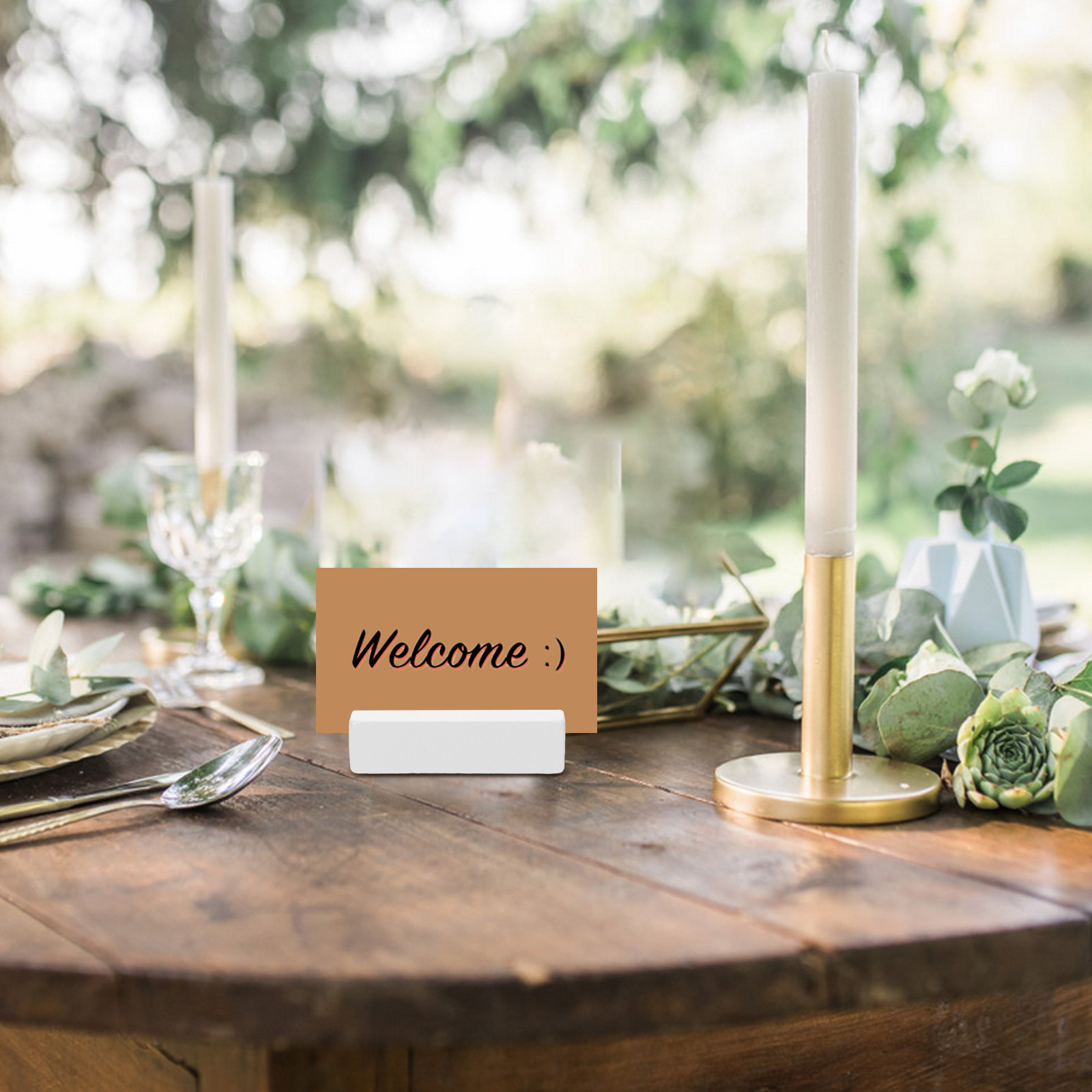 10Pcs Wooden Place Card Holder - đánh giá và giá Place Card Holder