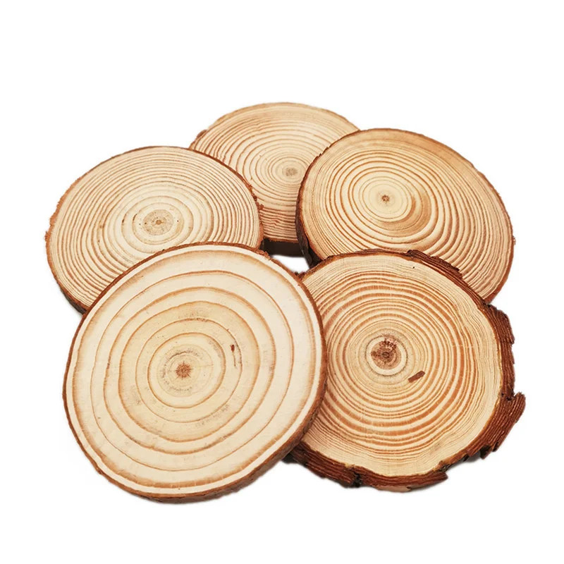 Unfinished natural wood slices - đánh giá và giá Wedding Ceremony Supply