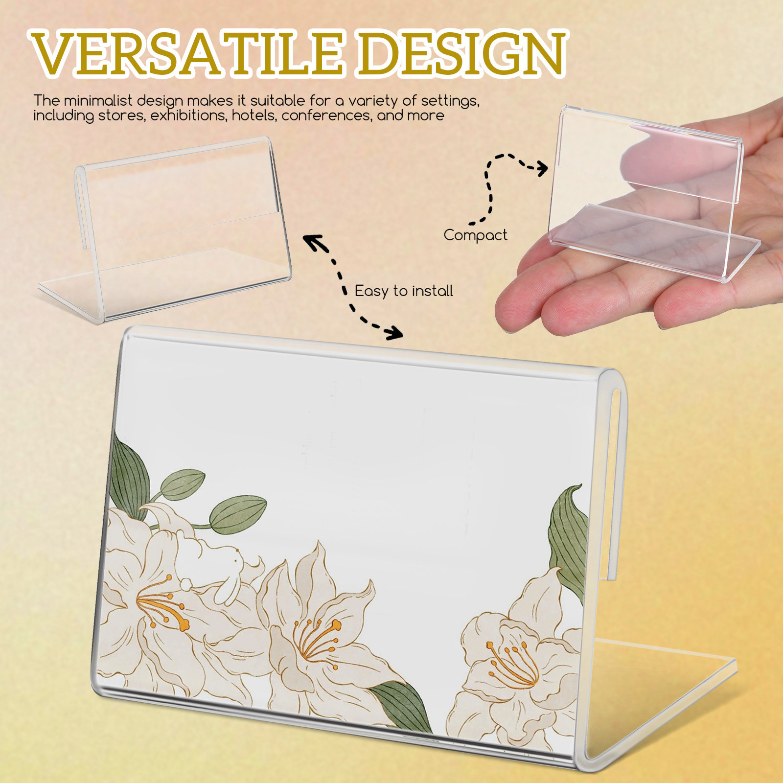 40 Pcs Sign Holders Card Displ - đánh giá và giá Place Card Holder