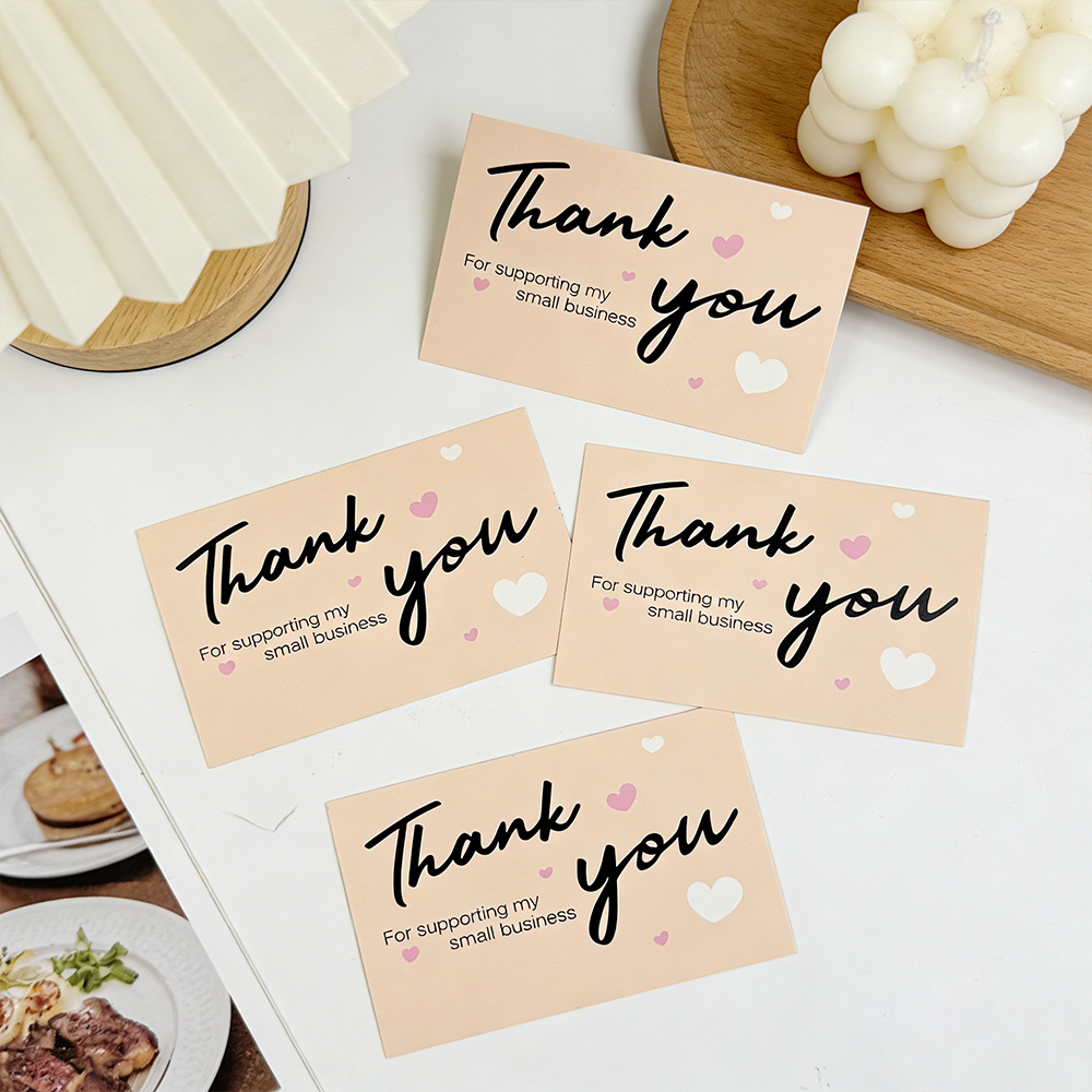 50/100pcs Thank You Cards, for - đánh giá và giá Wedding/Event Supply Store