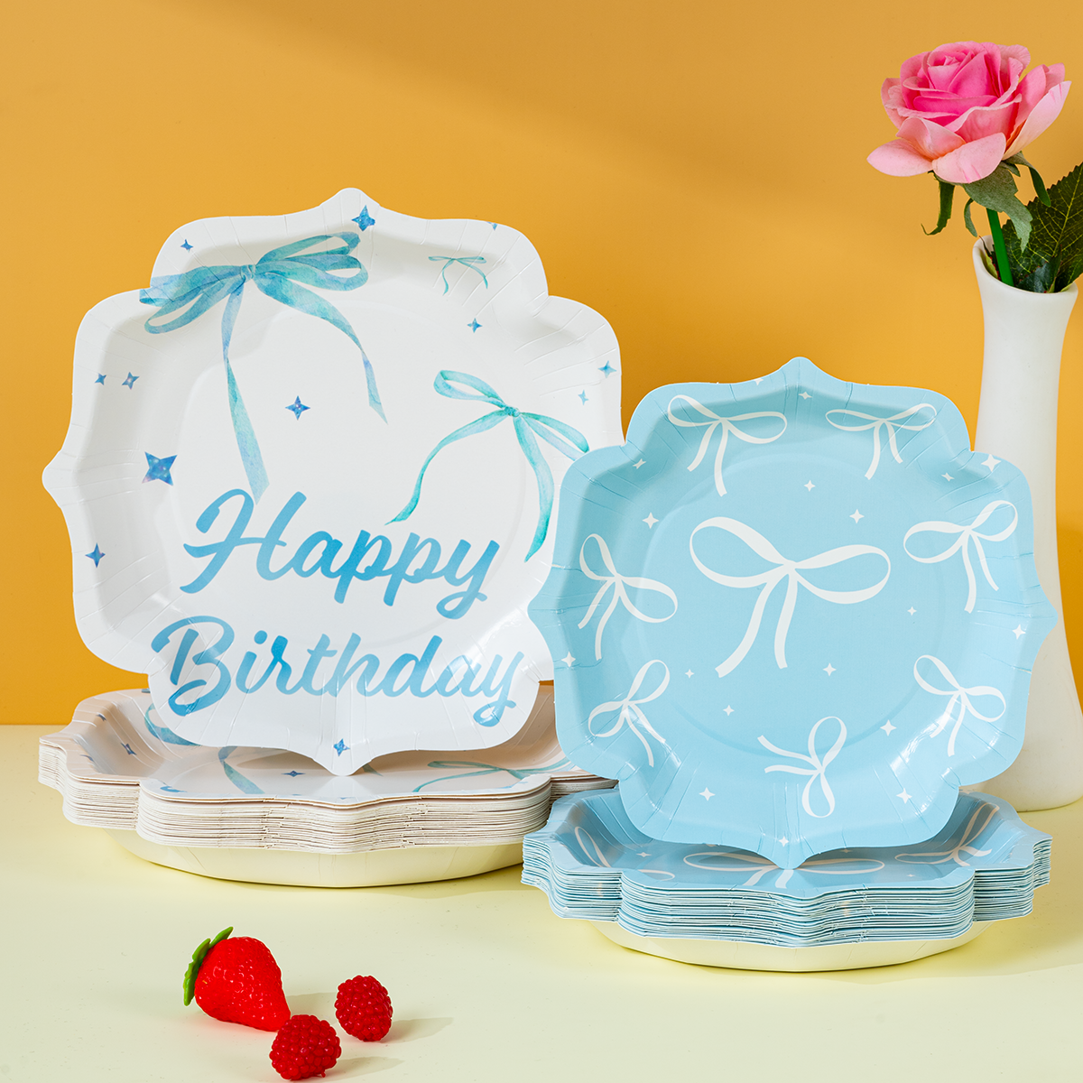 Bow Birthday Theme Party Dispo - đánh giá và giá Wedding Supply Decor