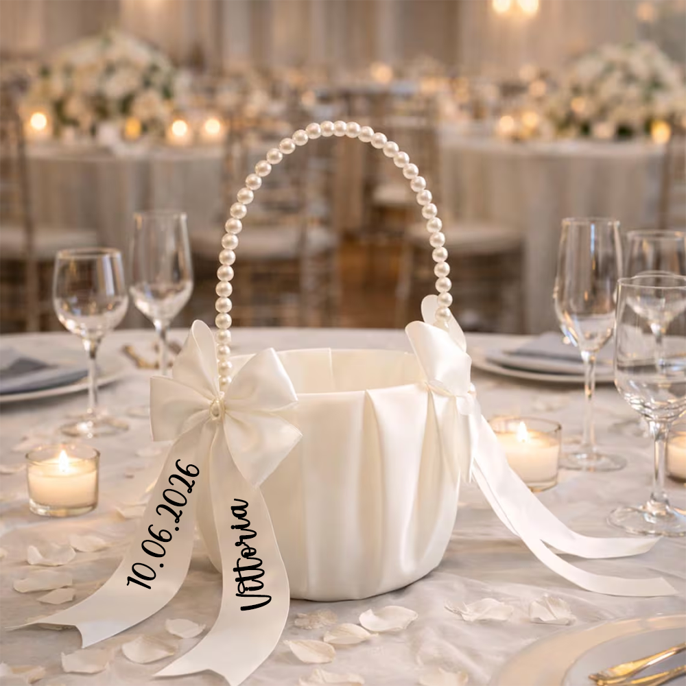 Custom Name Flower Girl Basket - đánh giá và giá Wedding Ceremony Supply
