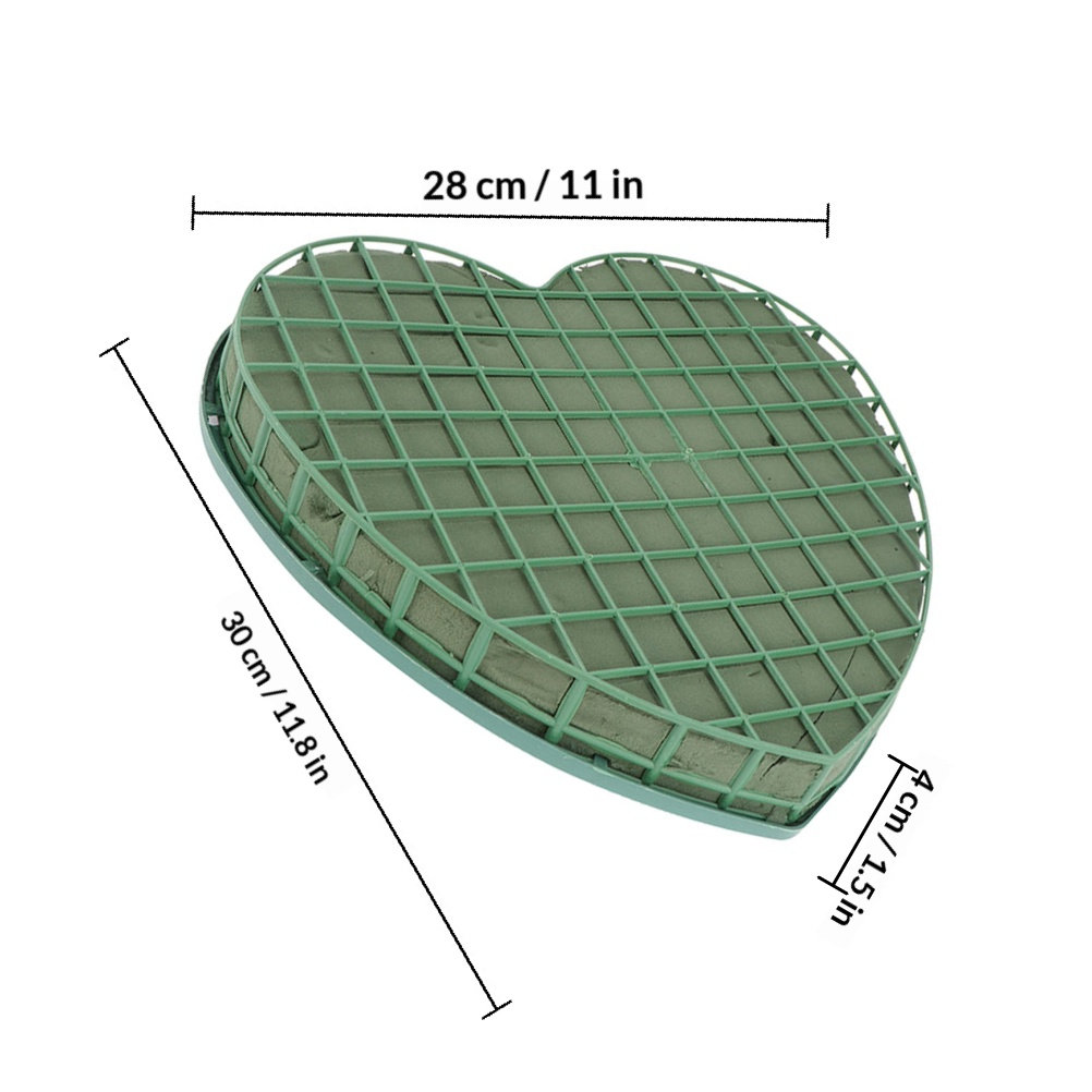 1Set Heart Floral Foam Cage Su - đánh giá và giá Wedding Supply Decor