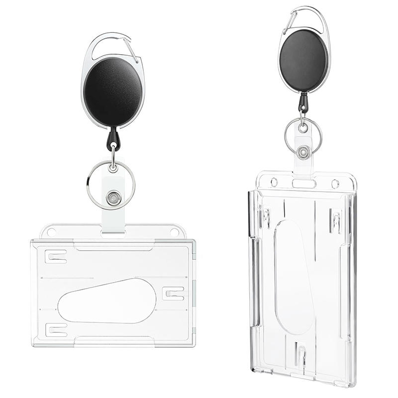 Transparent Cards Slots ID Tag - đánh giá và giá Place Card Holder
