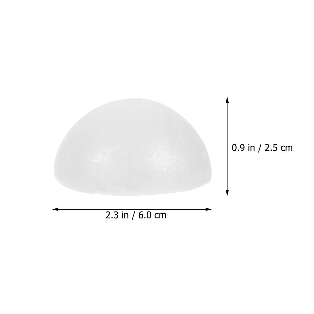 50Pcs White Half Ball Foam Flo - đánh giá và giá Wedding Supply Decor