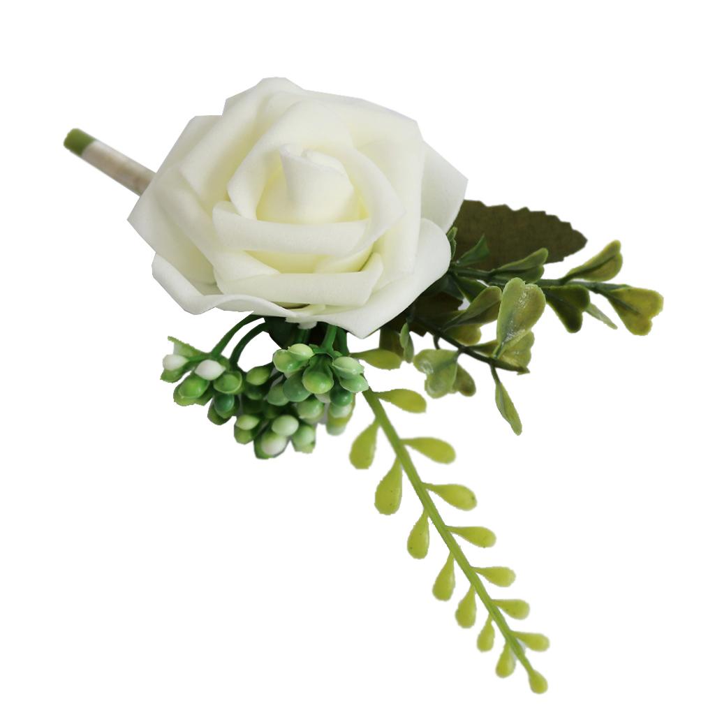 Bride Corsage PE Rose Flower B - đánh giá và giá Wedding Ceremony Supply