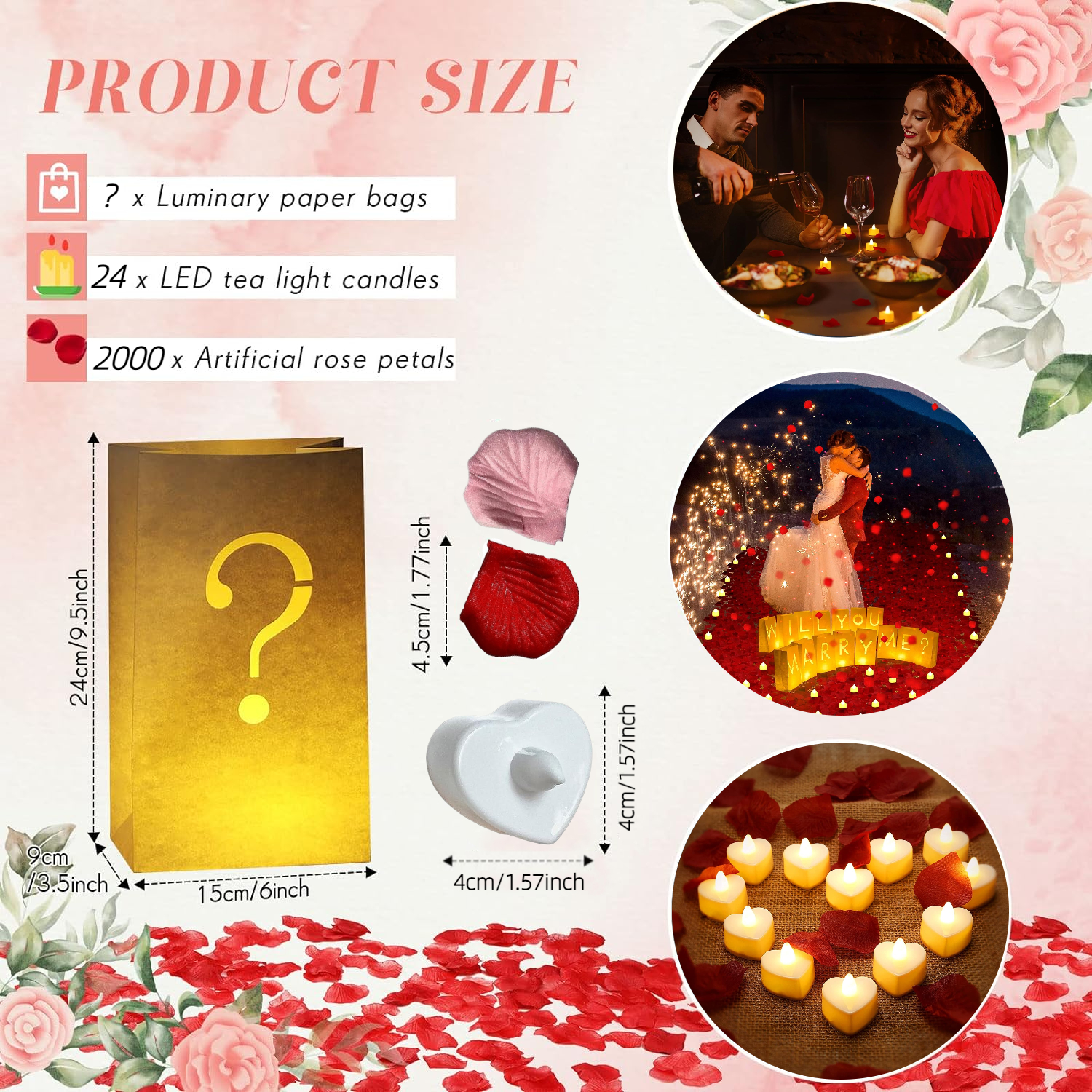 Will You Marry Me Proposal Dec - đánh giá và giá Unity Candle Set