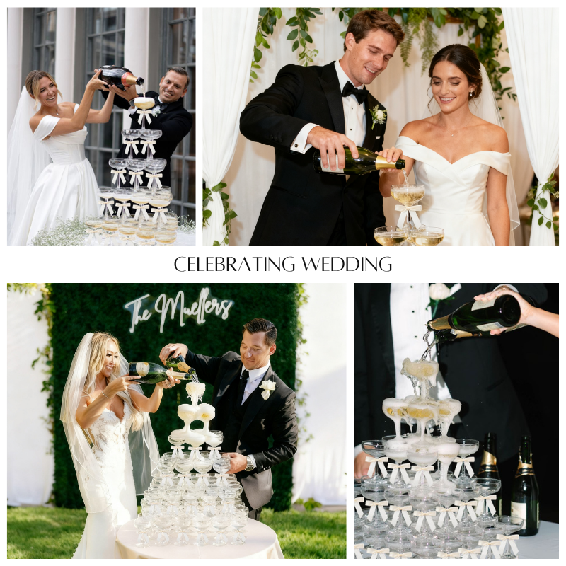 4-6Tier Acrylic Champagne Towe - đánh giá và giá Champagne Tower Set
