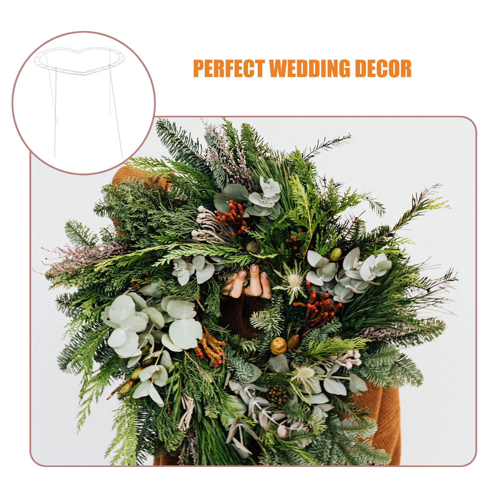 6Sets Heart Shaped Plastic Wre - đánh giá và giá Wedding Supply Decor