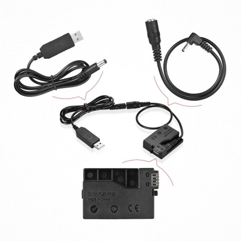 DR-E8 Dummy Battery With DC Po - đánh giá và giá Wedding Power Supply