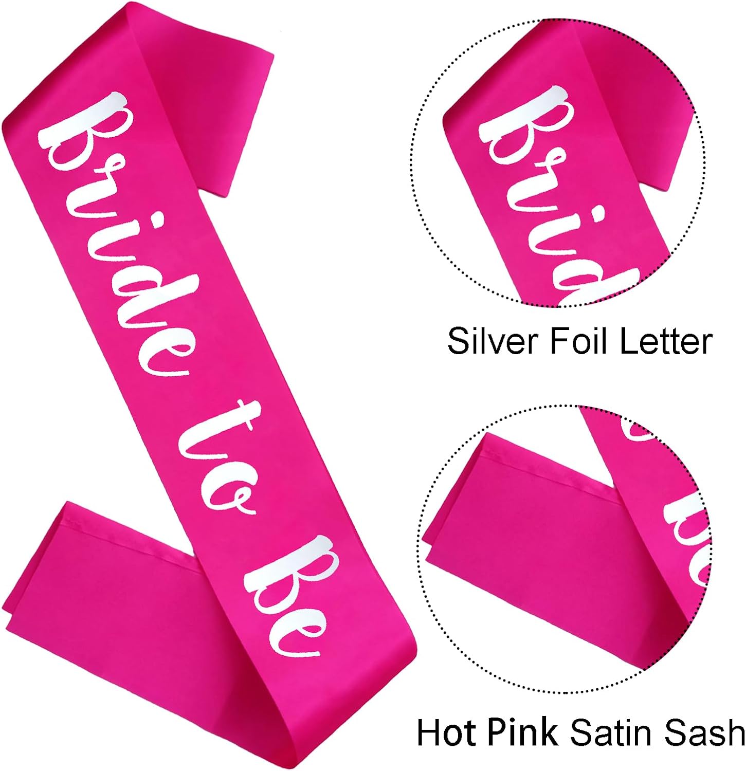 Bride To Be Hot Pink Sash Bach - đánh giá và giá Wedding Ceremony Supply