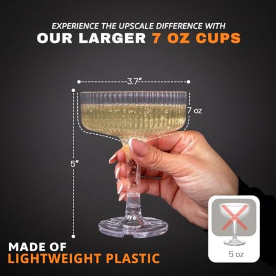 PLASTIC Champagne Tower 21-Pie - đánh giá và giá Champagne Tower Set