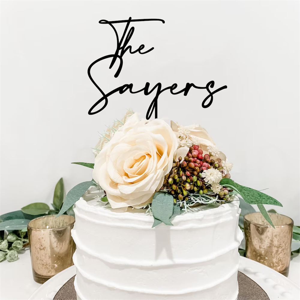 Personalized Last Name Cake To - đánh giá và giá Wedding Ceremony Supply